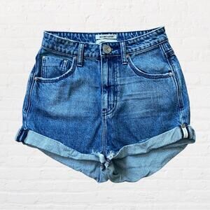 One x One Teaspoon Bandits high waist denim shorts